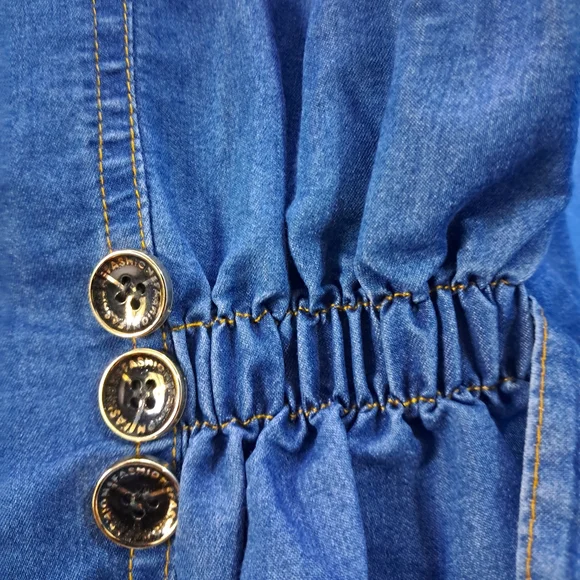 Fashionable Denim Collar Neck Jackets - Picture 5 of 5